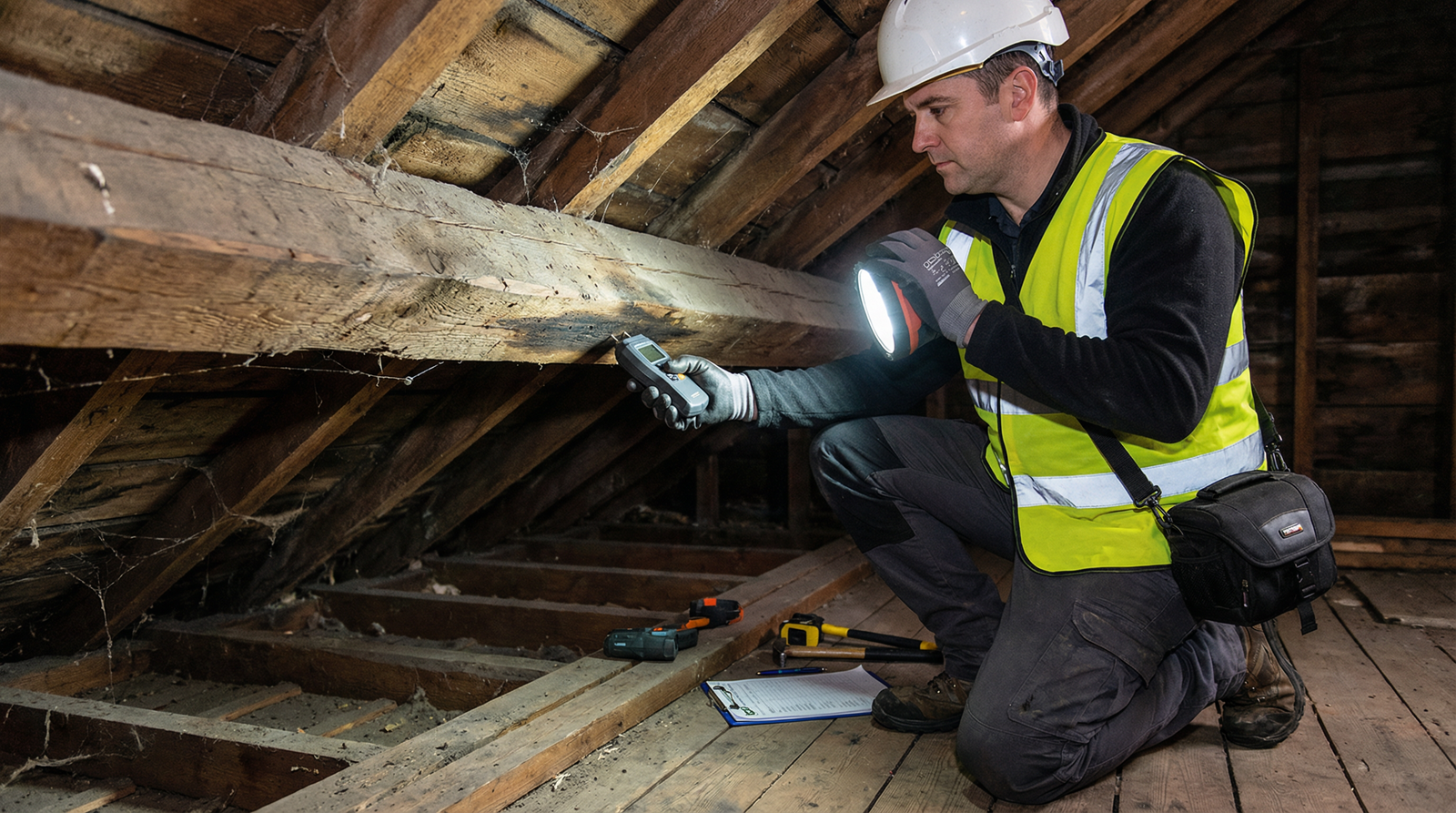 Roof survey inspection